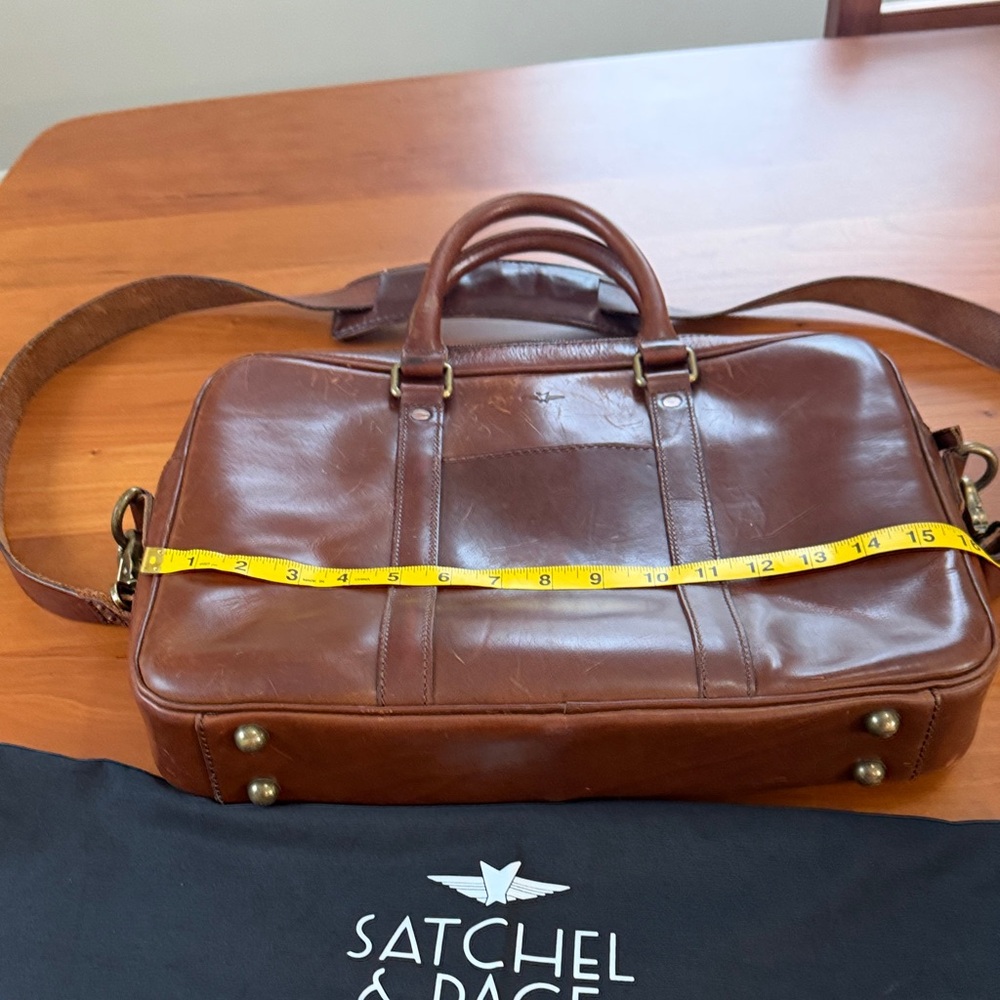 Satchel & Page Brown Leather Men's Bag